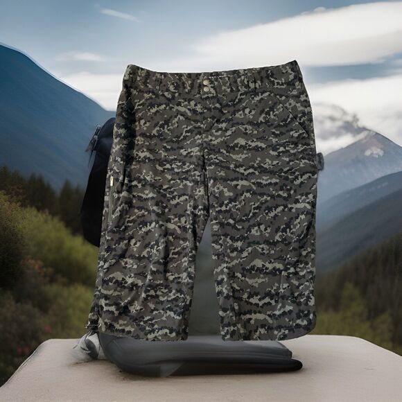Columbia Omni‎ Shield Womens Camo Pants Sz 16 Multi  Advanced Repellency Outdoor - Picture 2 of 6